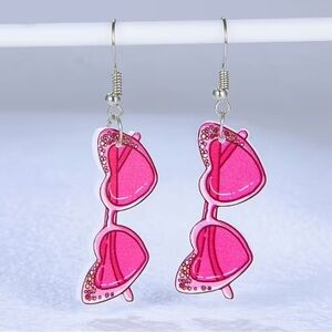 Pink Sunglasses Earrings